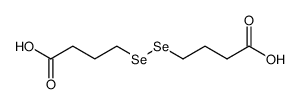 4,4'-Diselenodibutyric acid structure