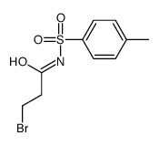 3-bromo-N-(4-methylphenyl)sulfonylpropanamide结构式