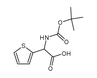 N-Boc-amino(2-thienyl)acetic acid Structure