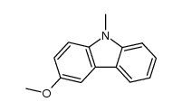 3-methoxy-9-methyl-9H-carbazole Structure