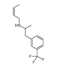N-(2-Butenyl)-α-methyl-m-(trifluoromethyl)phenethylamine Structure