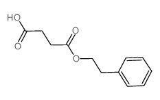 4-氧-4-(苯乙氧基)丁酸结构式