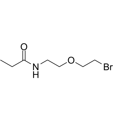 N-Ethylpropionamide-PEG1-Br Structure
