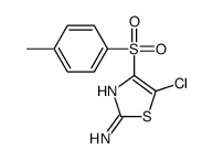 5-chloro-4-(4-methylphenyl)sulfonyl-1,3-thiazol-2-amine Structure