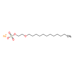 2-(十二烷氧基)乙醇硫酸氢钠结构式
