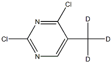 2,4-Dichloro-5-(methyl-d3)-pyrimidine Structure