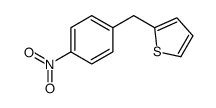 2-[(4-nitrophenyl)methyl]thiophene结构式