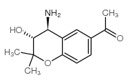 1-((3R,4S)-4-氨基-3-羟基-2,2-二甲基色满-6-基)乙酮图片