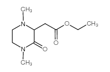 2-(1,4-二甲基-3-氧代哌嗪-2-基)乙酸乙酯结构式