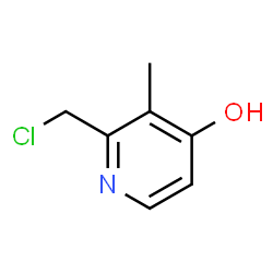 2-氯甲基-3-甲基-4-羟基吡啶结构式