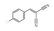 Propanedinitrile,2-[(4-chlorophenyl)methylene]-结构式