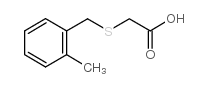 2-((2-甲基苄基)硫基)乙酸结构式