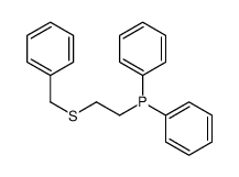 2-benzylsulfanylethyl(diphenyl)phosphane结构式
