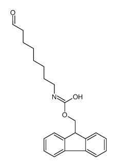 9H-fluoren-9-ylmethyl N-(8-oxooctyl)carbamate结构式