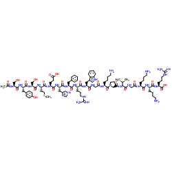 Acetyl-ACTH (1-17)结构式