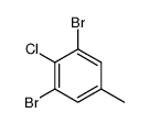 1,3-dibromo-2-chloro-5-methylbenzene structure