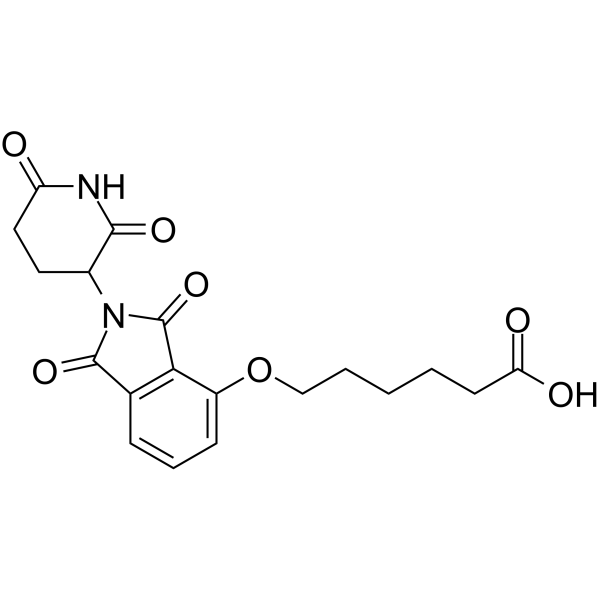 Thalidomide-O-C5-acid结构式