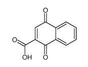 1,4-dioxonaphthalene-2-carboxylic acid结构式