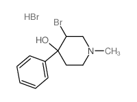 3-bromo-1-methyl-4-phenyl-piperidin-4-ol Structure