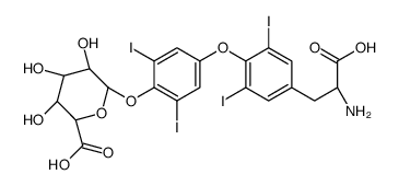 甲状腺素4'-O-β-D-葡糖醛酸结构式