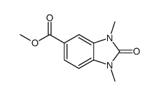 methyl 1,3-dimethyl-2-oxo-2,3-dihydro-1H-benzo[d]imidazole-5-carboxylate结构式