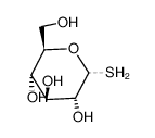 D-Glucopyranose, 1-thio- structure
