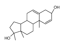 17-alpha-methylandrosta-1,5-diene-3-beta,17-beta-diol结构式