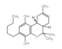 (-)-11-hydroxy-delta8-tetrahydrocannabinol结构式