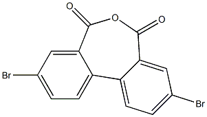 3,9-dibromodibenzo[c,e]oxepine-5,7-dione Structure