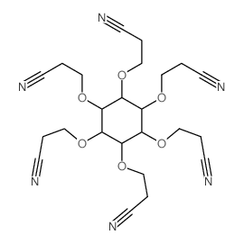 Inositol,1,2,3,4,5,6-hexakis-O-(2-cyanoethyl)- (9CI) Structure