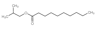 癸酸异丁酯结构式