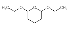 2H-Pyran,2,6-diethoxytetrahydro- Structure