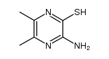 2(1H)-Pyrazinethione,3-amino-5,6-dimethyl- Structure