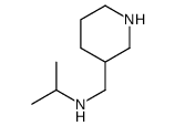 异丙基-哌啶-3-甲基-胺结构式