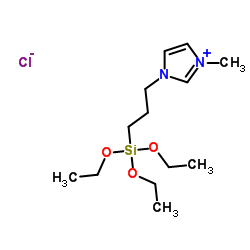 1-(Propyltriethoxyl)-3-methylimidazolium chloride Structure