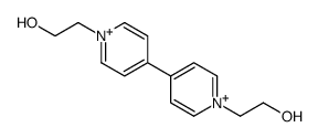 2-[4-[1-(2-hydroxyethyl)pyridin-1-ium-4-yl]pyridin-1-ium-1-yl]ethanol Structure