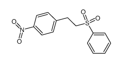 2-(4-nitrophenyl)ethyl phenyl sulfone结构式
