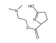 2-(dimethylamino)ethyl 5-oxo-L-prolinate Structure