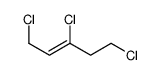 1,3,5-trichloropent-2-ene结构式