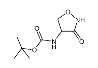 Carbamic acid, (3-oxo-4-isoxazolidinyl)-, 1,1-dimethylethyl ester (9CI)结构式