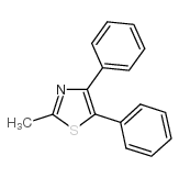 2-甲基-4,5-二苯基噻唑结构式