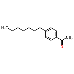4'-庚基苯乙酮结构式