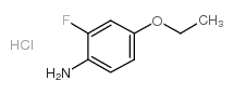 4-乙氧基-2-氟苯胺盐酸盐结构式