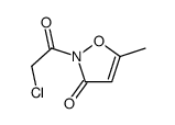 2-氯乙酰基-5-甲基异噁唑-3(2h-)-酮结构式