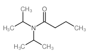 Butanamide, N,N-bis (1-methylethyl)- Structure