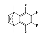5,6,7,8-tetrafluoro-1,4-dimethyl-1,4-dihydro-1,4-epoxynaphthalene结构式