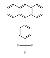 9-[4-(trifluoromethyl)phenyl]anthracene结构式