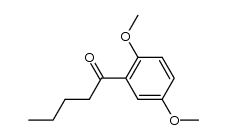 2-n-valeroyl-1,4-dimethoxybenzene Structure