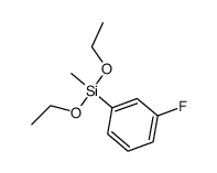 3-fluoro-1-(diethoxymethylsilyl)benzene Structure