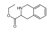 1,2,3,4-Tetrahydro-3-isoquinolinecarboxylic acid ethyl ester Structure